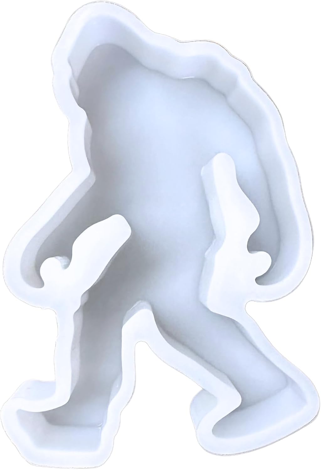 Big Foot Silicone Freshie Mold | 3.7 x 2.5” Big Foot Sasquatch Car Freshener Gorilla Man Heat Tolerant Oven Safe 450 F for Scented Aroma Beads