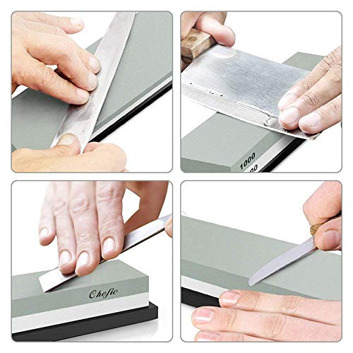 BearMoo Premium Whetstone 2IN1 Sharpening Stone 240/800 Grit