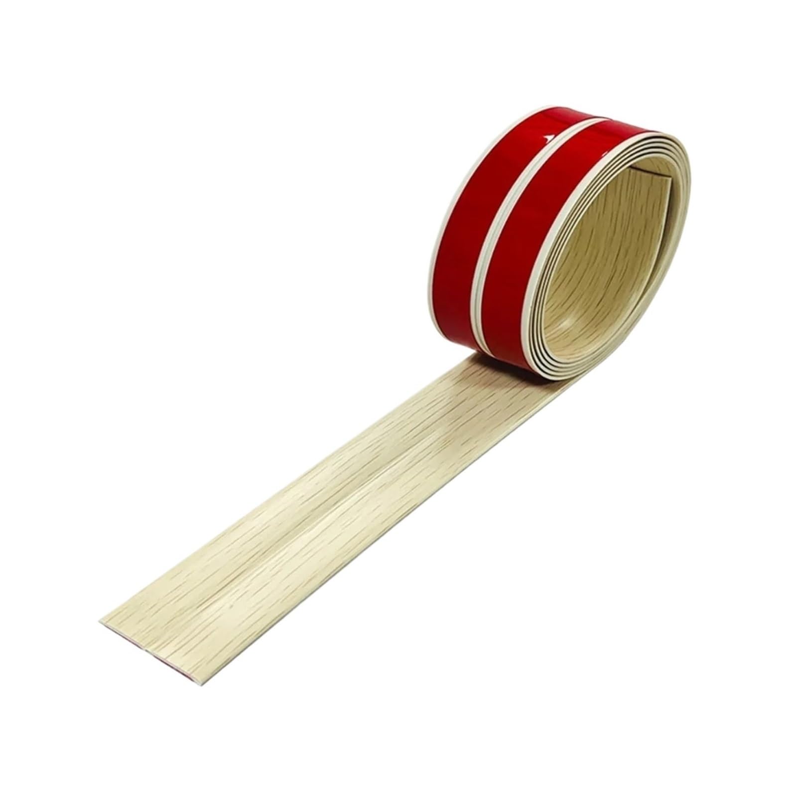Flexible Laminate Beading Self Adhesive Wall Corner Protector Peel and Stick Flexible Moulding Trim L Shape Bendable Floor Transition Strip(Maple Wood-4cm x 3m)
