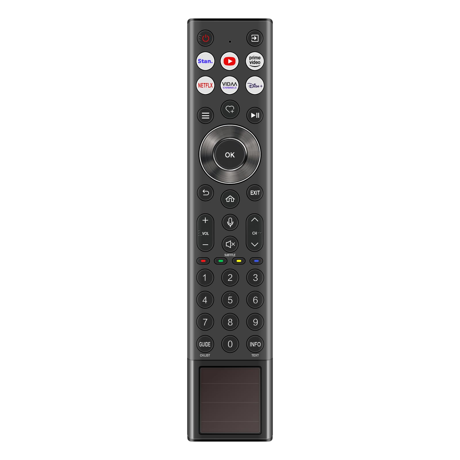 ERF6D66H Télécommande vocale de Remplacement Compatible avec HISENSE TV