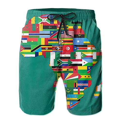 Short de plage drapeau américain look vintage tronc athlétique