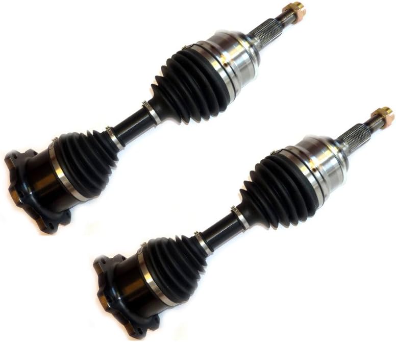 DTA GM61126112 front Left Right Pair - 2 New Premium CV Axles compatible with Chevrolet Silverado, Suburban, Tahoe; GMC Yukon, Sierra - 1500 Series Only