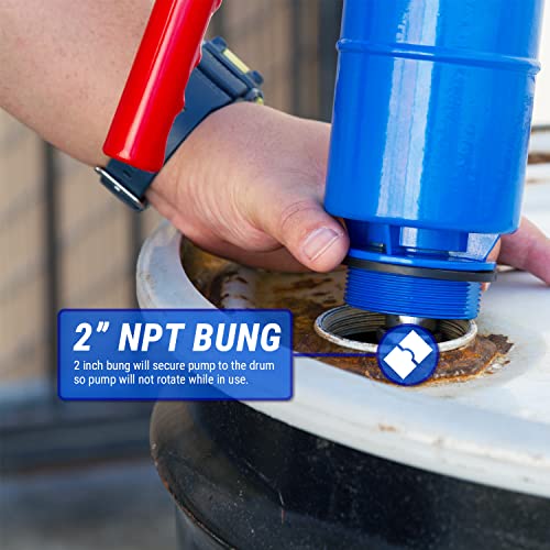 Terapump Trlever100 High Viscosity Hand-Operated Lever Action Drum Pump #TOP5