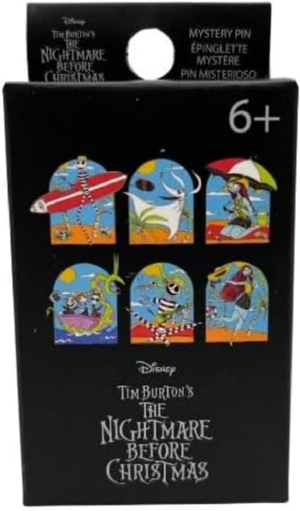FunkoLoungefly - Walt Disney - The Nightmare Before Christmas - single Pin Set - Jack Skellington - TNBC - Blind Box Enamel Pins - Cute Collectable Novelty Brooch