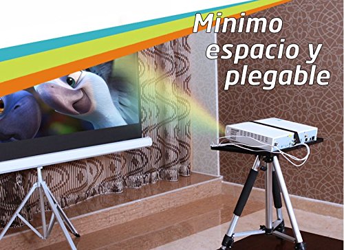 Unicview Mesa para proyector Plegable y portatil de Aluminio con Refuerzo Anti caidas y Plataforma Antideslizante para el proyector, Ajustable Desde 50cm hasta 1,5 Metros, Incluye Bolsa de Transporte - imagen 8