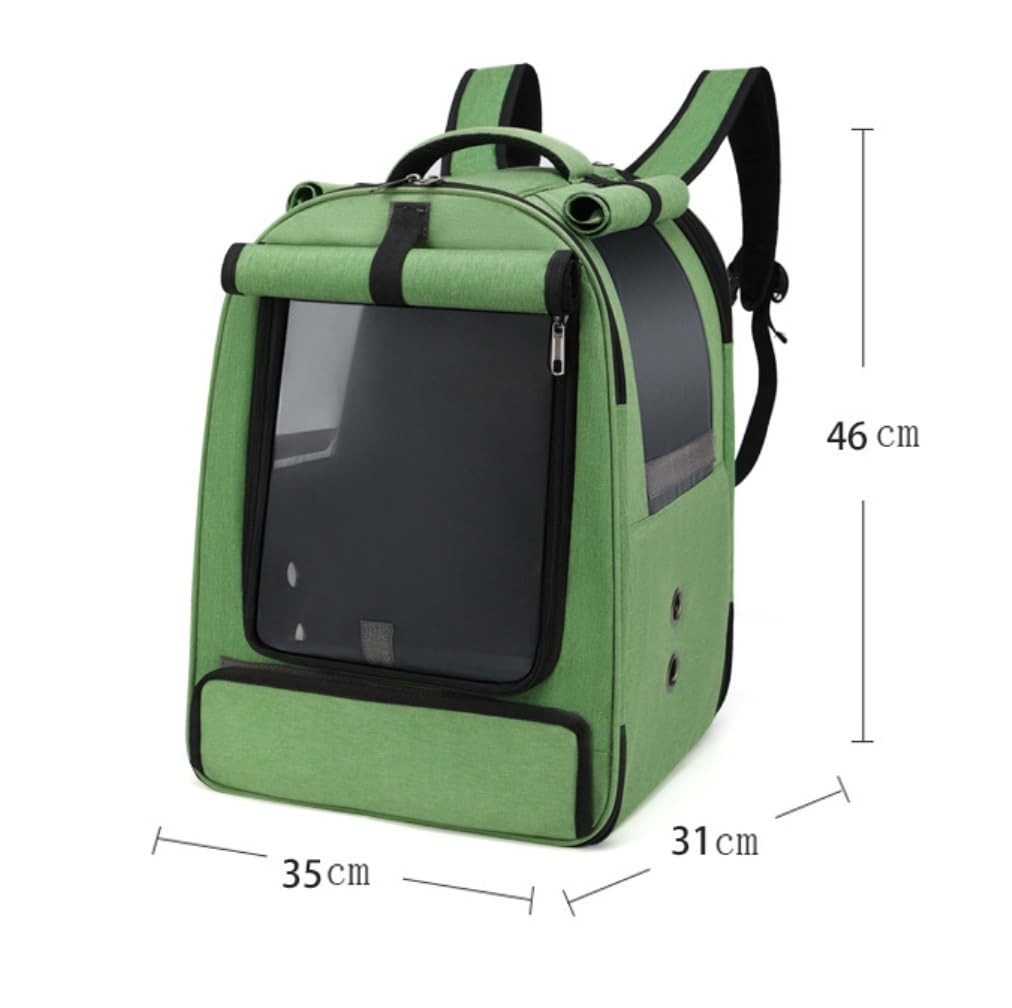Transportin Gato Perro Mochila para Pájaros, Portador De Jaula De Viaje para Pájaros, con Bandeja Y Pie, Utilizada para Periquitos Y Hornbirds Transportin Gato para Coche(D)