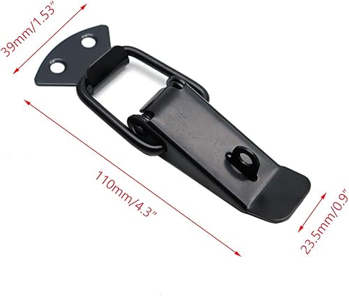 Miniatura 10 de Cierre de pecho con resorte de acero inoxidable - Paquete de 4