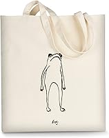 Vista 11 de Bolsa de lona AUSVKAI estética para mujer, lindas bolsas de tela reutilizables de algodón para compras, playa, comestibles