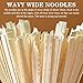 山药刀削面 chinese asian kuan broad wide noodles 8.83 oz per package (2pc)