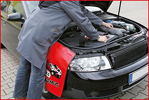 KS Tools 500.8050 Fahrzeugschoner mit eingenähten Magneten, 1070x600mm