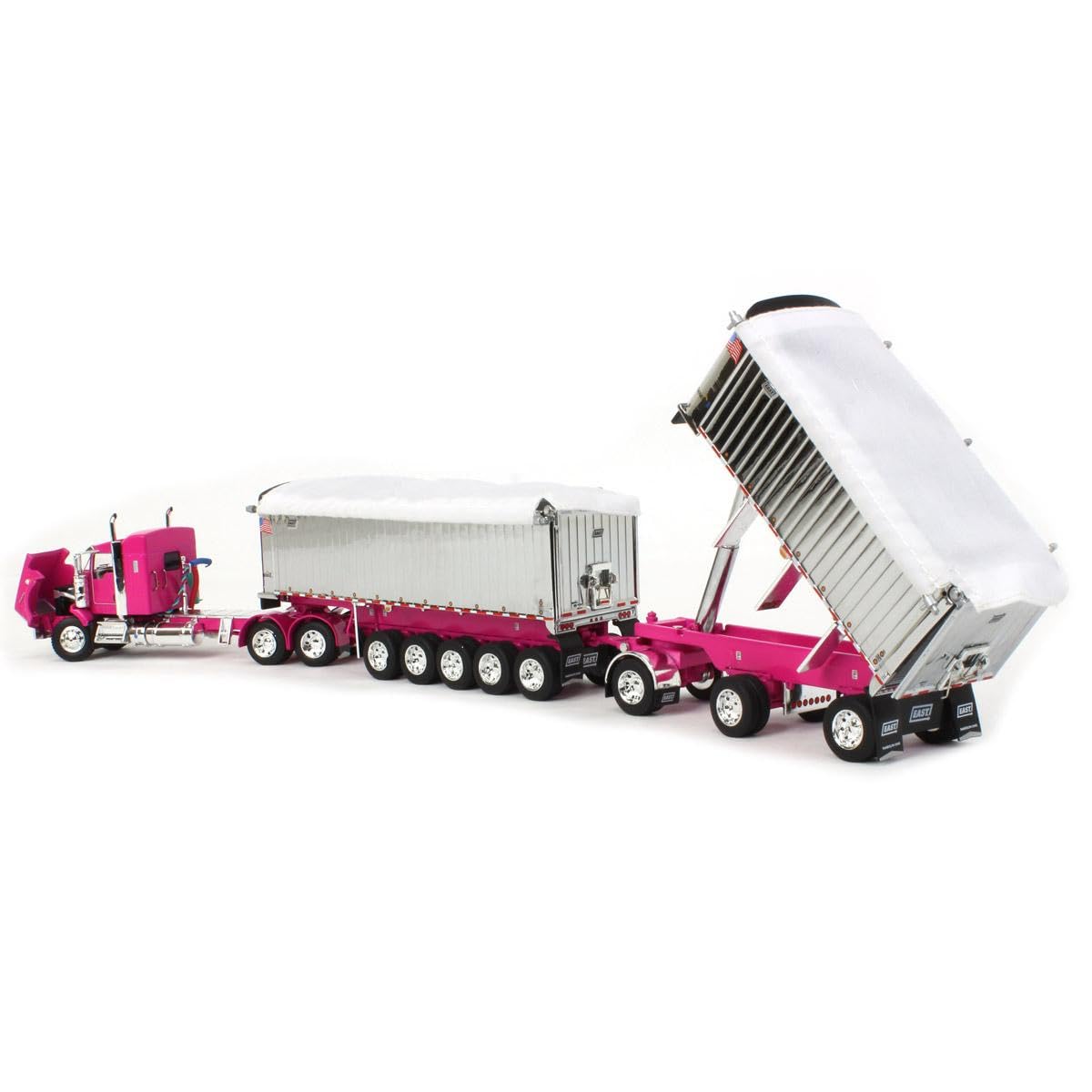 KW Day Cabトレーラー ブームアーム付き 1/64 Amazon.co.jp: DCP `1/64 ピンク/クロム ケンワース T800 w/Chrome