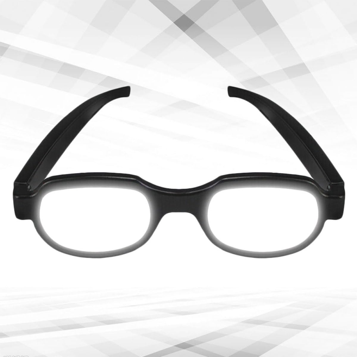 Gafas Luminosas LED Carga Usb, Plástico Negro para Fiestas y Ktv