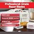 Feather Bonus Value Pack - Styling Razor Standard Blades - Professional Hair Cutting Blades for Styling, Shaping, Thinning - Single Edge Guarded Blade -Made in Japan- 30 Counts + 1 Blade Disposal Case