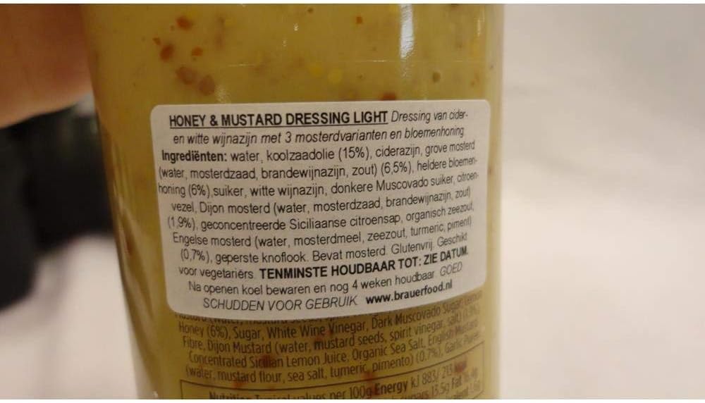 English Provender Light Honey and Mustard Dressing