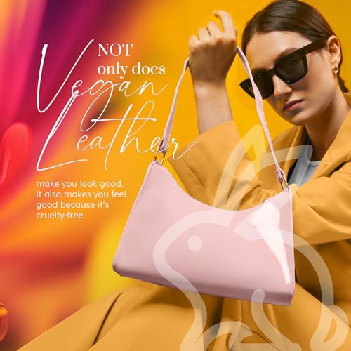 Winona Small Pink Shoulder Purse - Trendy Rectangular Mini Handbag for Women4