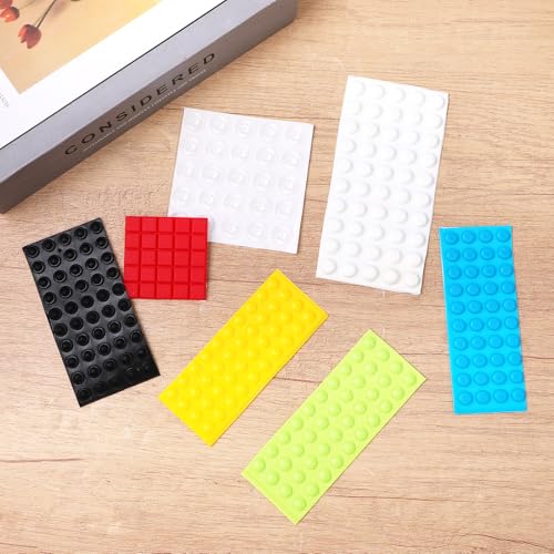260 Stück Bump Dots für Sehbehinderte, Taktile Braille Aufkleber Mehrere Größen Formen Hochsichtbare Braille-Aufkleber für Blinde, ältere Menschen