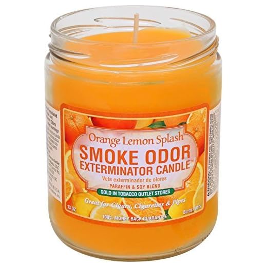 Smoke Odor Exterminator Candle Orange Lemon Splash 13 oz