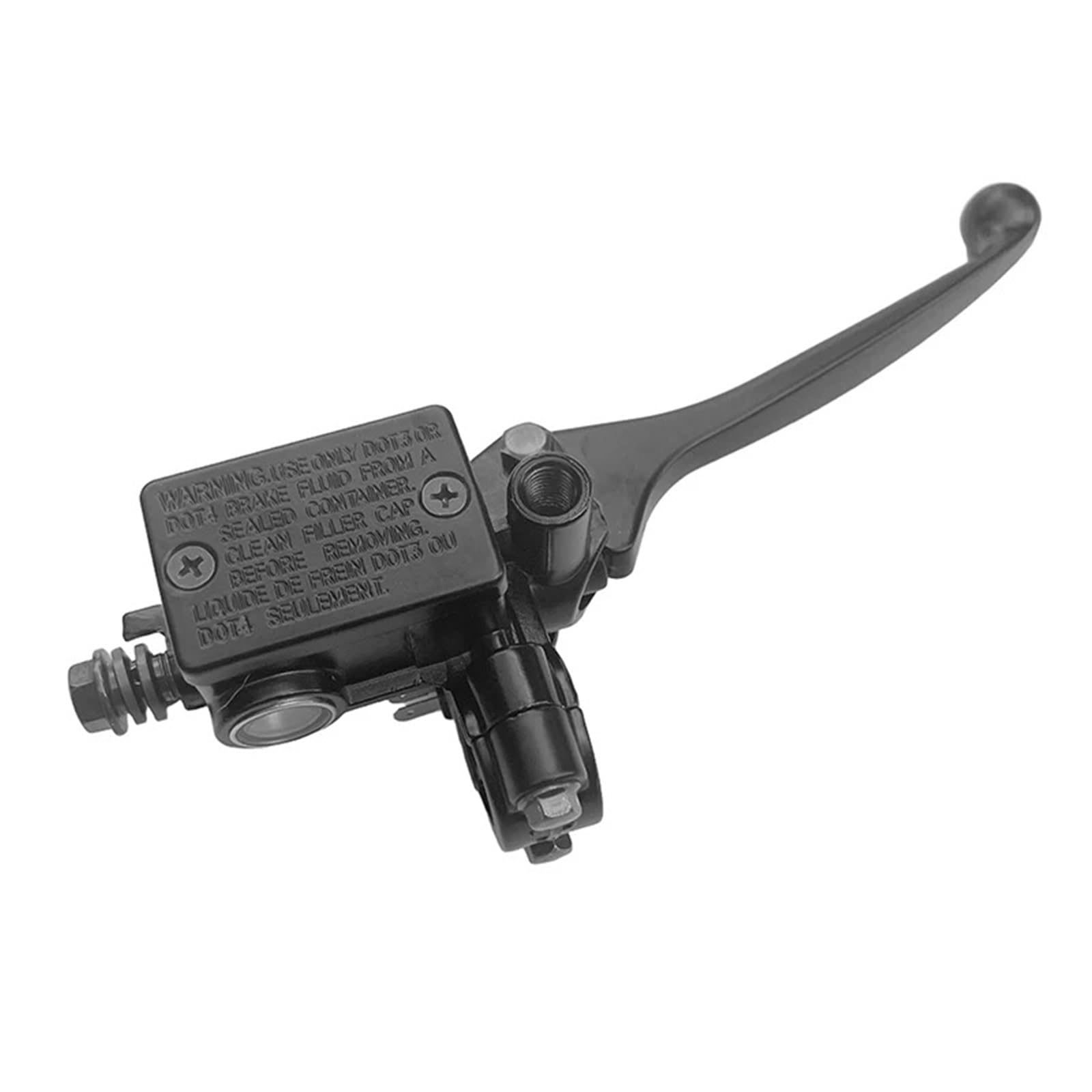 Haysxvr Black Motorcycle Brake Pump Front Master Cylinder Hydraulic Lever Right Fit For Dirt Pit Bike Atv Quad Moped Scooter Forward Brake Pump(Black)