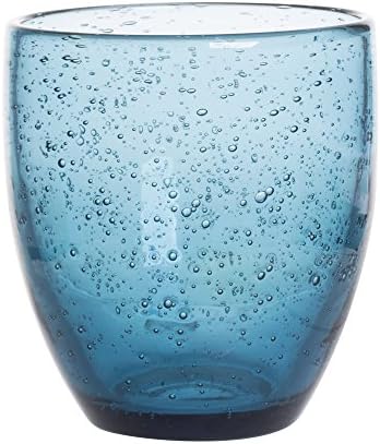 Coupelles Artisanales Bullées Table Passion - Lot De 2, Couleur Bleue, Compatibles Lave-vaisselle