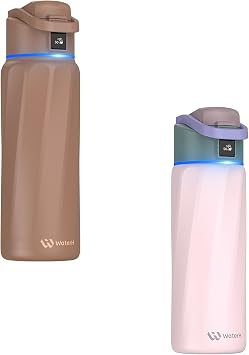 Boost 32 oz Smart Water Bottle Mocha+ Boost 24 oz Bottle Pink Bundle