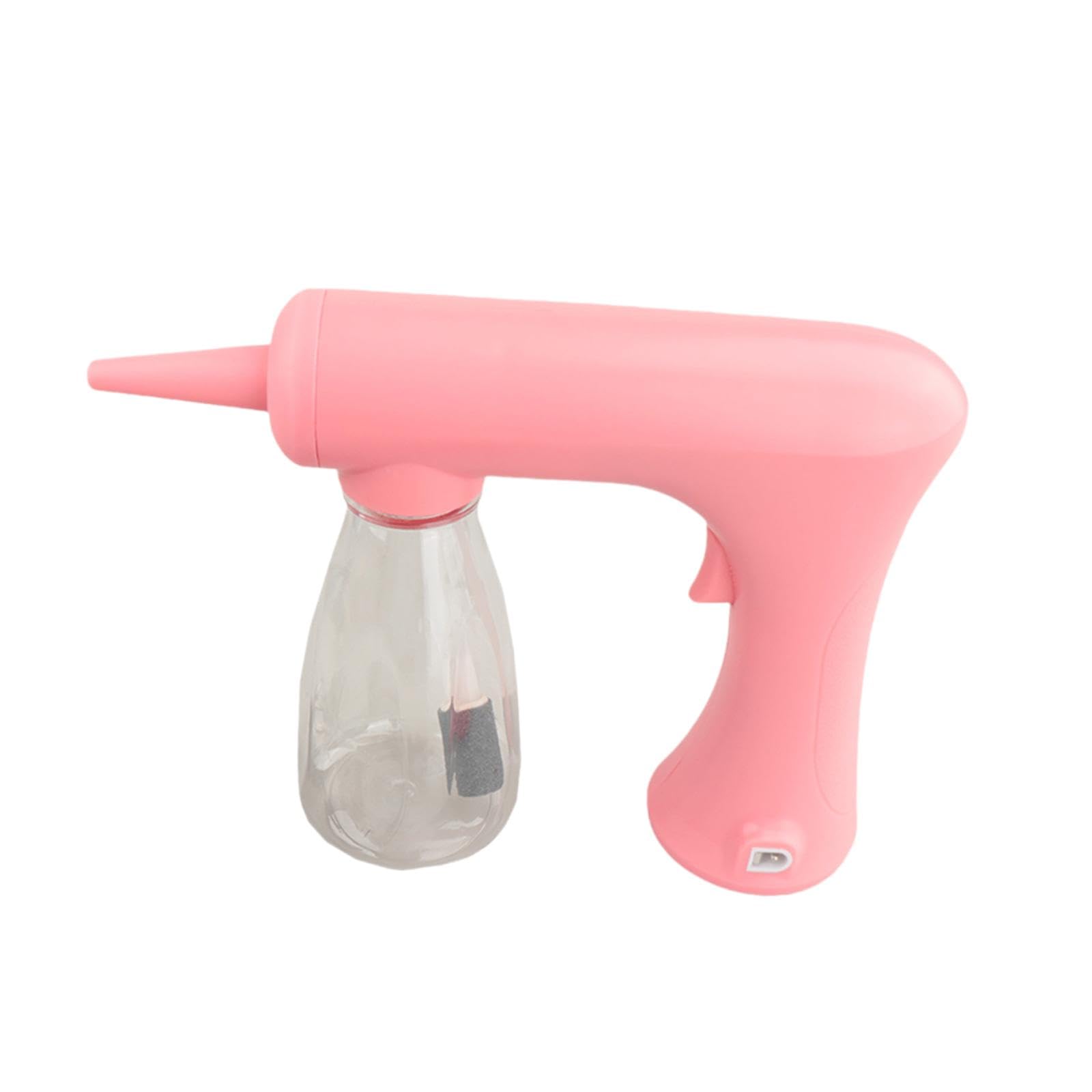 Schaummaschine mit USB Ladefunktion Und Spenderflasche – Einfach zu Bedienender Schaumerzeuger für Heißschaum, Ideal für Zuhause, Friseursalon Und Kos, Rosa