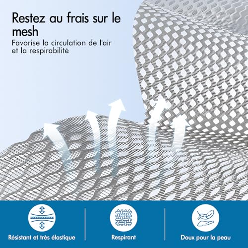 Siège ergonomique blanc ALFORDSON fauteuil haut de gamme pivotant - 6