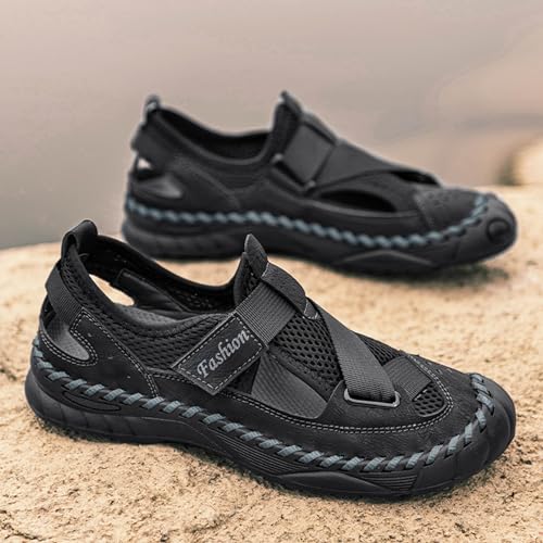 Men's Summer Beach Water Shoes ，Easy to Care Non Slip and Breathable Shoes, Swimming Pool Sports Clogs Sandals, Arch Supported Beach Sports Shoes, Non Slip outdoors Sandals3