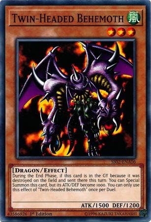 Yu-Gi-Oh! - Behemoth Twin-Headed - SS02-ENA06 - Común - 1ª Edición - Mazos de Duelo de Velocidad - Duelistas del Mañana
