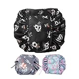 Magic Cosmetics Pouch Drawstring Makeup Bag Magic Makeup Pouch Lazy Travel Cosmetic Bag Waterproof Make Up Bag for Women and Girls