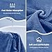 Plus Size Towel Wrap with Hair Towel for Women,Women Shower Wrap Spa Bathrobe Comfortable Bath Towels Body Wrap Adjustable + Hair Drying Towel,Dark Blue XL-XXL