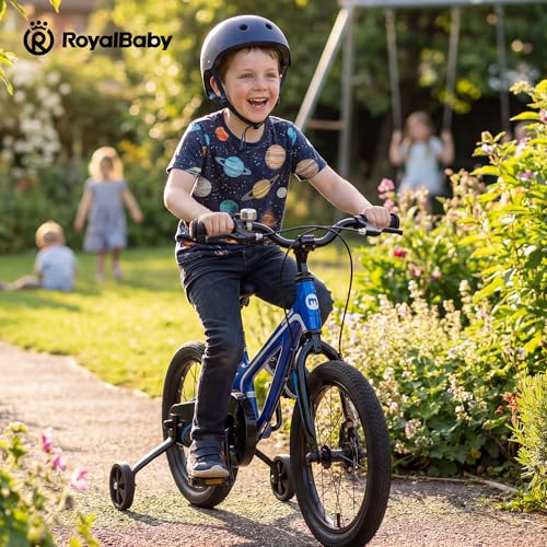 Image of RoyalBaby Kids Bike Lightweight Magnesium Alloy, 14 16 18 Inch Children's Bicycle for Boys Girls Ages 3-9
