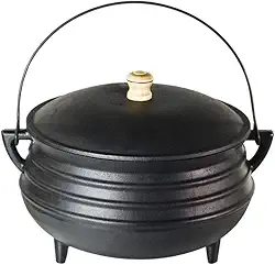 Panela Tripé Nº 2 Ferro Fundido Tampa Ferro Santana 600ml