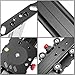 Neewer Aluminum Alloy Camera Track Slider Video Stabilizer Rail with 4 Bearings for DSLR Camera DV Video Camcorder Film Photography, Loads up to 17.5 pounds/8 kilograms (80cm)