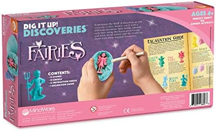 MindWare Dig It Up! Discoveries Fairies Dig Kit – 12 Surprise Eggs and 12 Fairies Toys for Girls & Boys - Great for Birthday Party Kids Activities - Ages 4 and Up — view 7