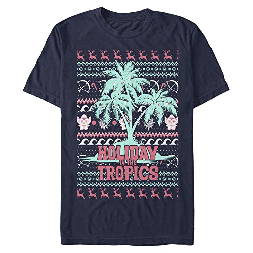 Preisvergleich Produktbild Netflix Christmas Chronicles Tropical Chronicles Sweatshirt, Unisex, Rundhalsausschnitt, Marineblau, 2XL