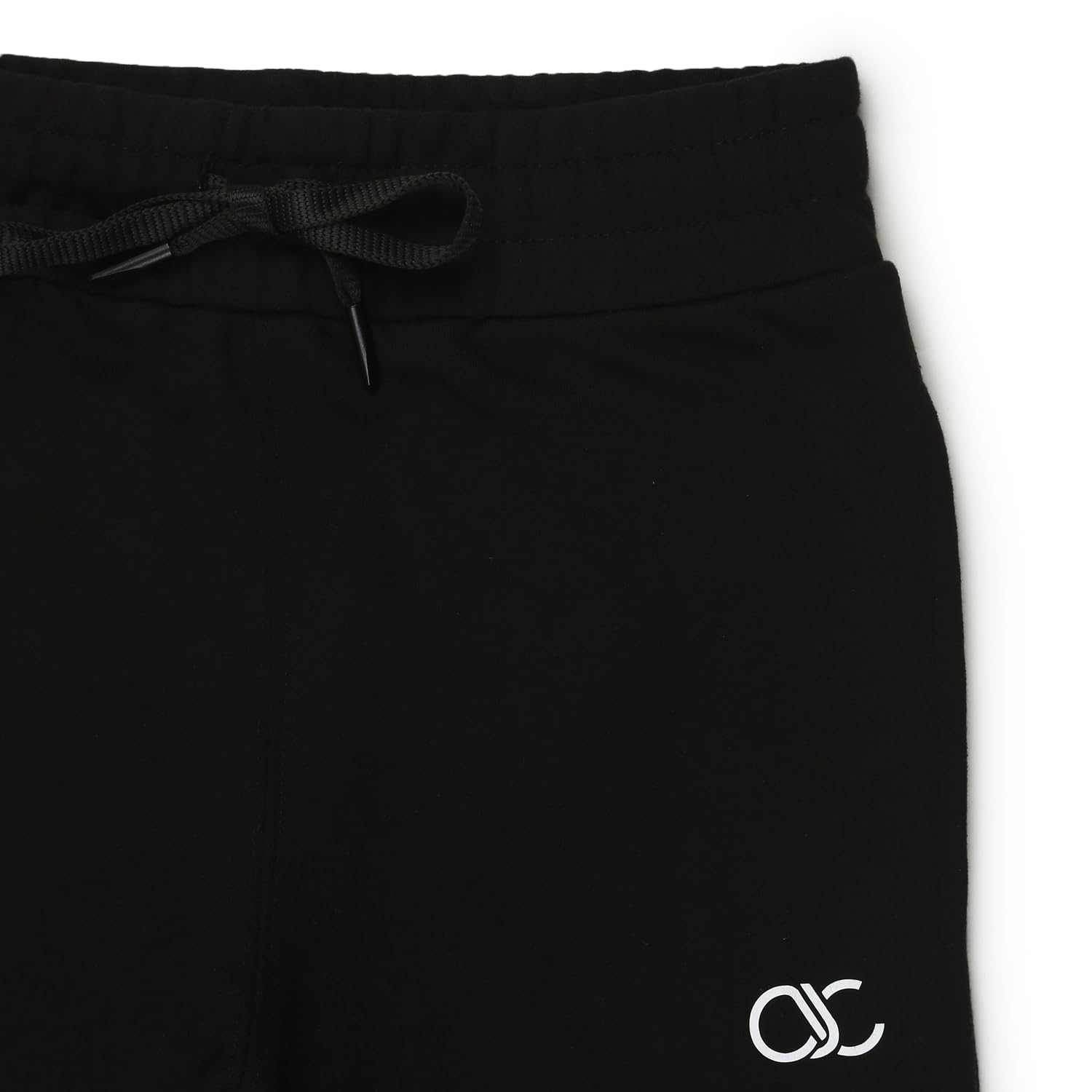 Alan Jones Clothing Boys Solid Cotton Regular Fit Joggers Mid Rise Track Pant (BJOG-P26_Black_11-12 Years) 1
