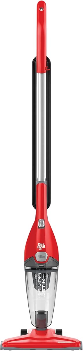 Amazon.com - Dirt Devil Simpli Stik Plus 3-in-1 Vacuum Cleaner, Lightweight, Bagless, Ideal for Dorms, Apartments and Other Small Spaces, Corded Vacuum Cleaners for Home Use