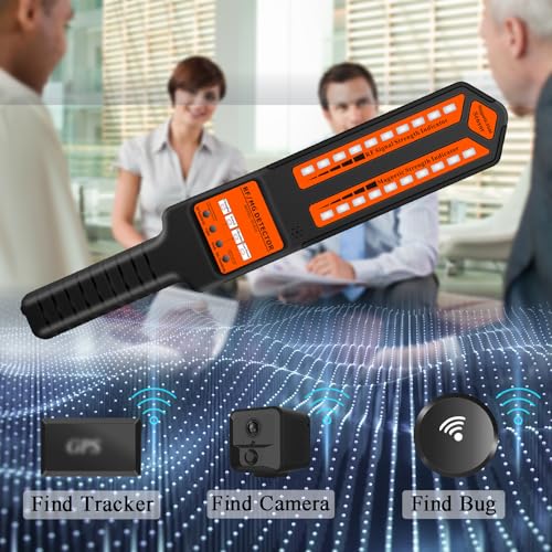 Image of Hidden Camera Detector RF Signal Scanner Bug Finder Listening Device GPS Tracker Detector, for Car, Hotel, Meeting