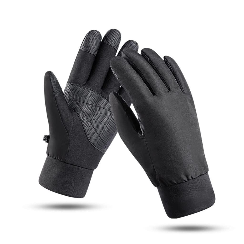 Guantes de Invierno para Ciclismo para Hombre, Resistentes al Viento, fríos, Antideslizantes, con Pantalla táctil, cálidos, para Montar al Aire Libre