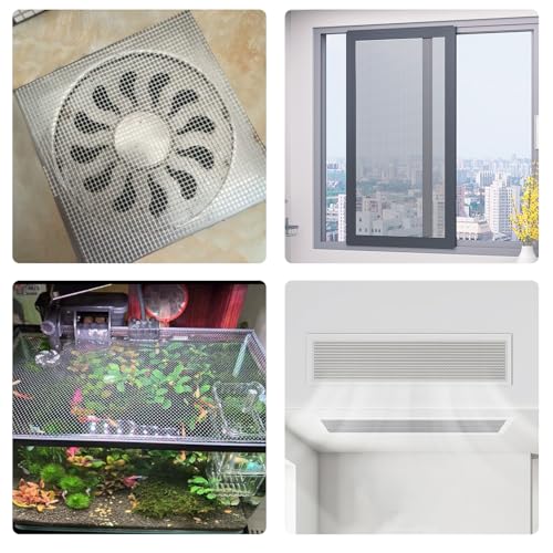 304 Edelstahl-Drahtgeflecht 20 Mesh (2 Stück 300 * 600mm)