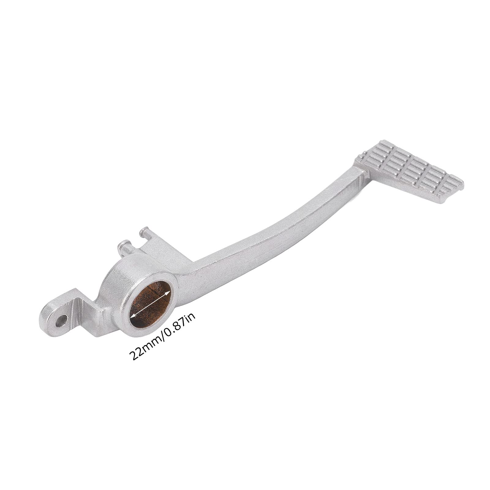 OUKENS Palanca de freno de motocicleta, pedal de palanca de pedal de freno trasero de motocicleta, reemplazo de aluminio de alta dureza para Suzuki GSXR600 GSXR750 GSXR1000