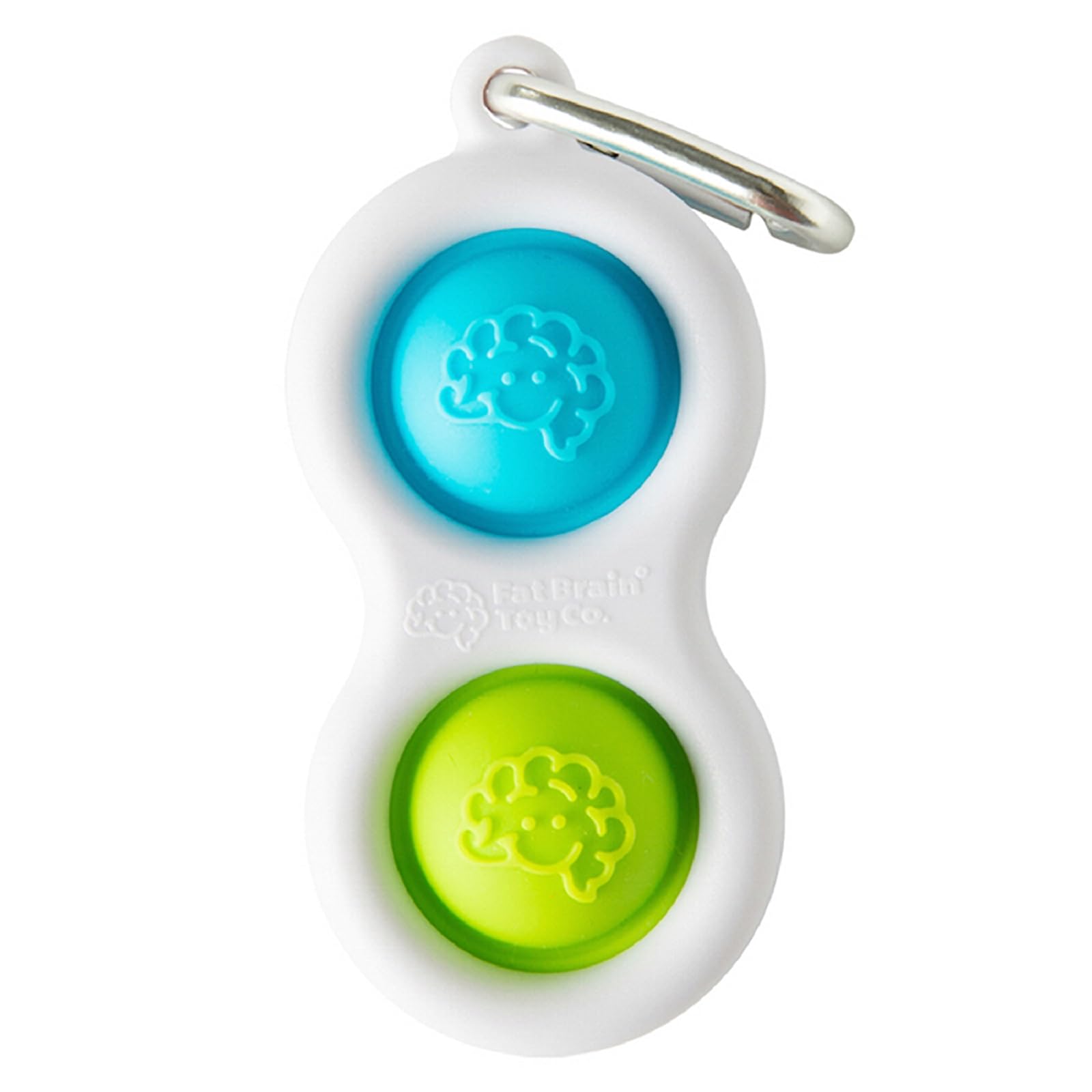 Fat Brain Toys FA211-1 Simple Dimple, Squeeze Keychain