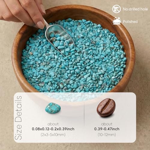 Image of rockcloud 1 lb Small Tumbled Chips Crushed Stones for Home Decor | Irregular Shaped Stones, Healing Reiki Crystal, Jewelry Making, for Crystal Inlay, DIY Crafts, Vase Filler