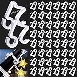 🎄【Facile à installer et à démonter】 Il suffit de mettre des guirlandes lumineuses à travers les crochets et de les accrocher là où vous voulez décorer. Vous pouvez facilement les fixer aux gouttières et aux avant-toits et les installer sans outils. Il peut être utilisé à l'intérieur ou à l'extérieur avec une forte ambiance festive.