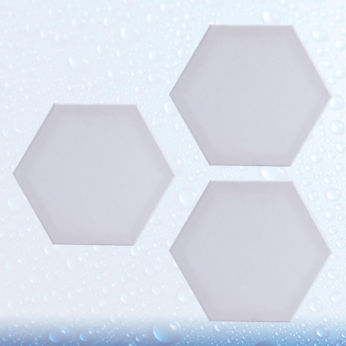 Alipis Lot de 3 Panneaux Hexagonaux en Coton Épais Blanc 125 CM – Toile d'Artiste DIY pour Peinture à L'Huile Acrylique et Tempera Support Stable pour Loisirs Créatifs Intérieurs et