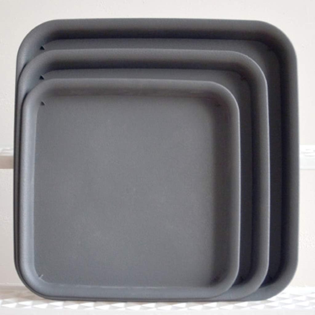Flower Plant Pots Square Plastic Plant Saucer Tray Plant Pot Saucer Flower Pot Tray for Garden Potted Water Drips and Soil Modern Decorative Gardening Pots