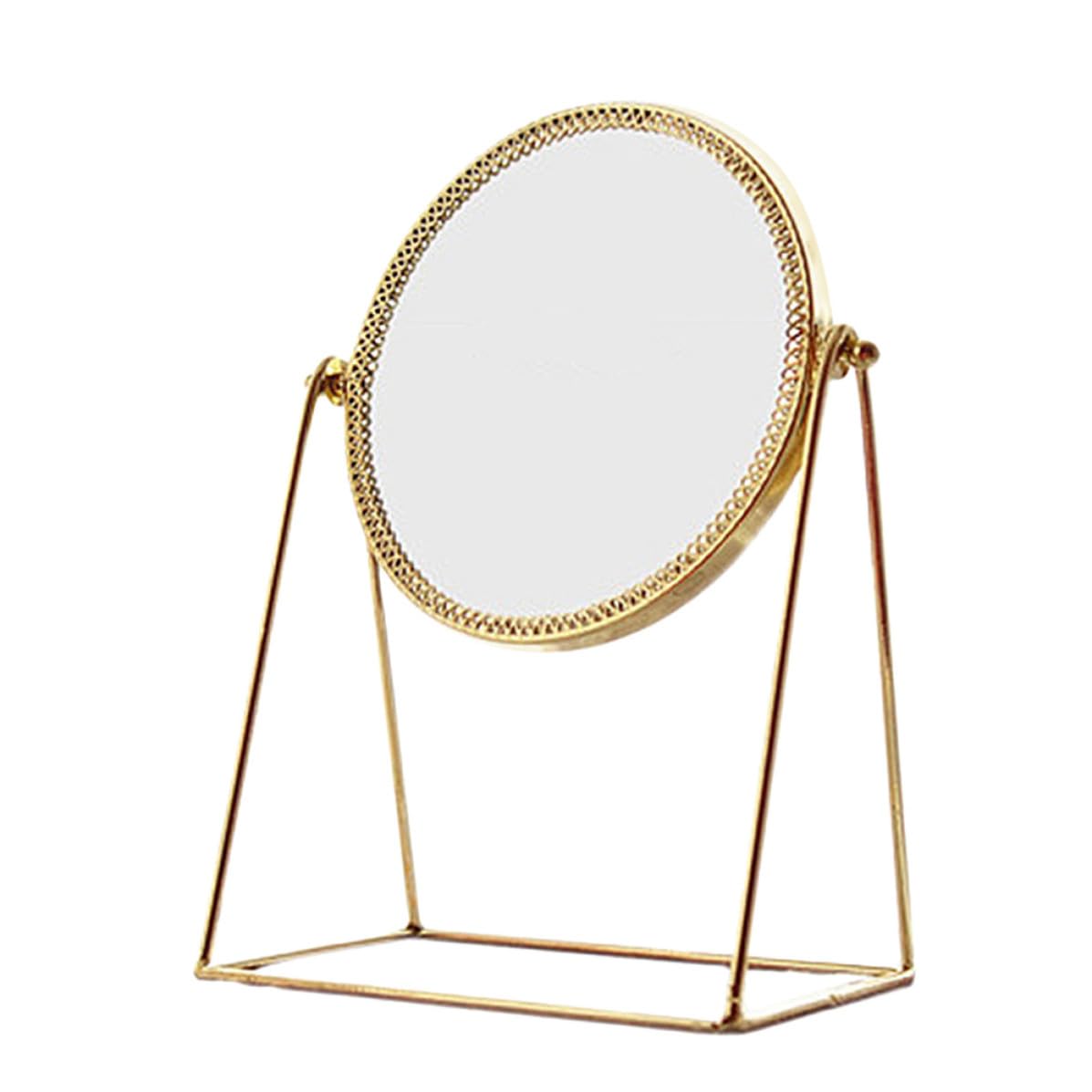 Espejo cosmético giratorio para maquillaje con imagen clara en dormitorio y baño