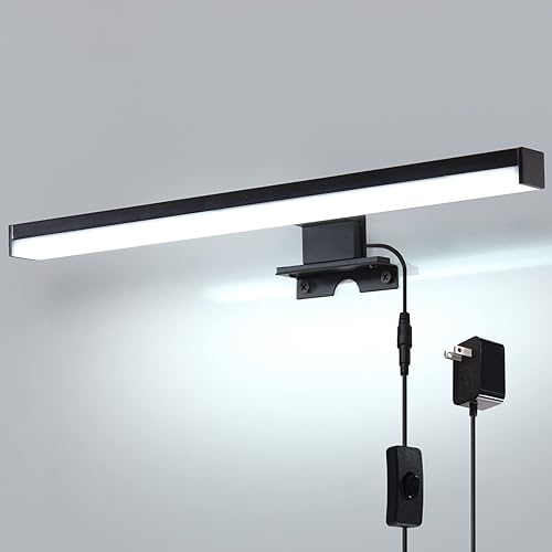 LED Picture Light Plug in Vanity Lighting Fixture Wall Light Bathroom Over Mirror Light,16 inch Wall Picture Display Light 3000K,for