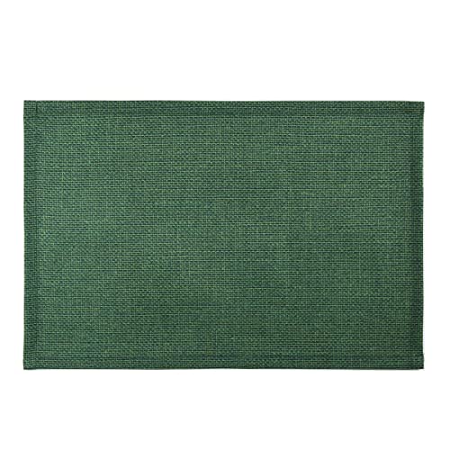 Jogo Americano 4 Peças Tecido Estampado Mesa Jantar Decor (Kit_4pçs_Verde Texturizado)