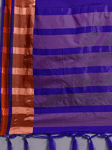 Image of AKHILAM Women's Aura Silk Woven Design Saree With Unstitched Blouse Piece (FF08AURA80 Parent)